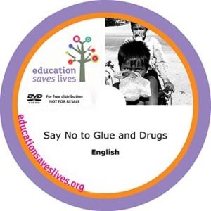 English: Say No to Glue and Drugs
