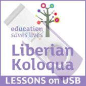 Liberian-Koloqua Lessons on USB